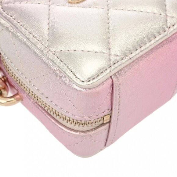 CHANEL Matrasse Mini Chain bag Silver/Pink AP2529 shoulder bag - Picture 9 of 16